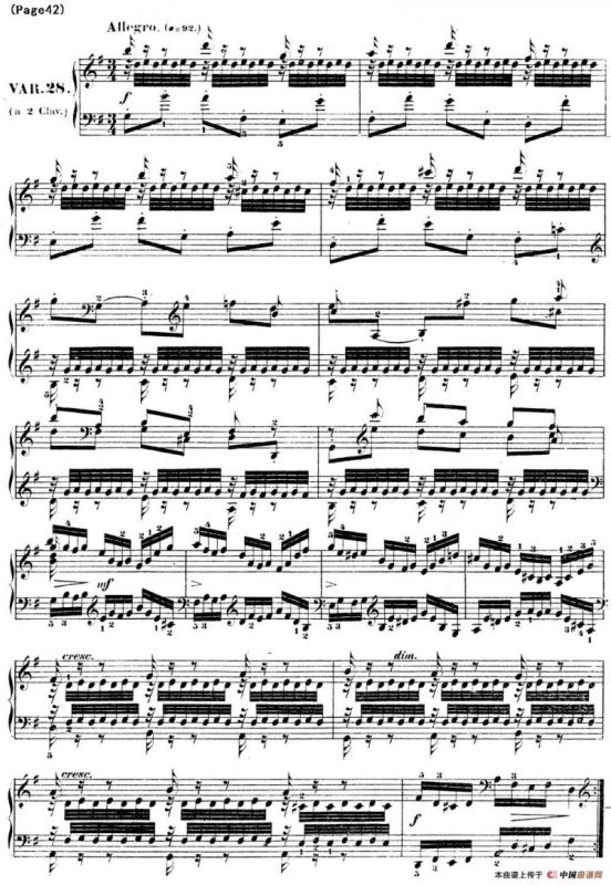 哥德堡变奏曲 巴赫 Goldberg Variationen BWV988