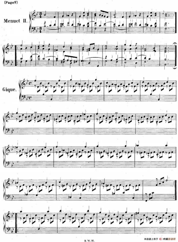 帕蒂塔6首德国组曲（No.1 降B大调 巴赫 Partita B-flat Major BWV825）