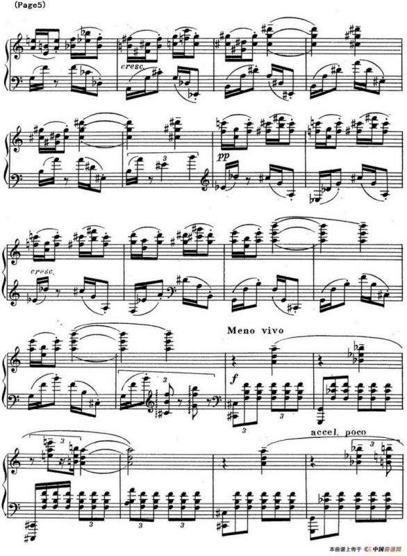 斯克里亚宾3首钢琴练习曲 Op65（No.3）