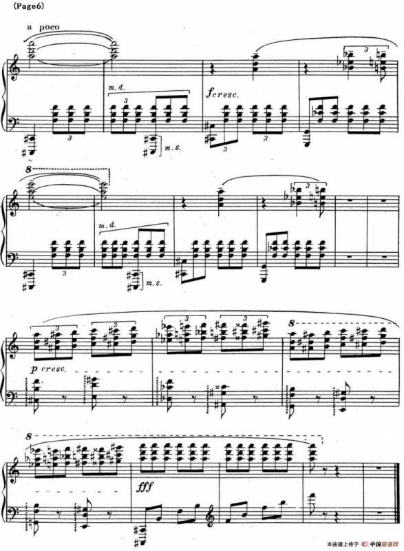 斯克里亚宾3首钢琴练习曲 Op65（No.3）