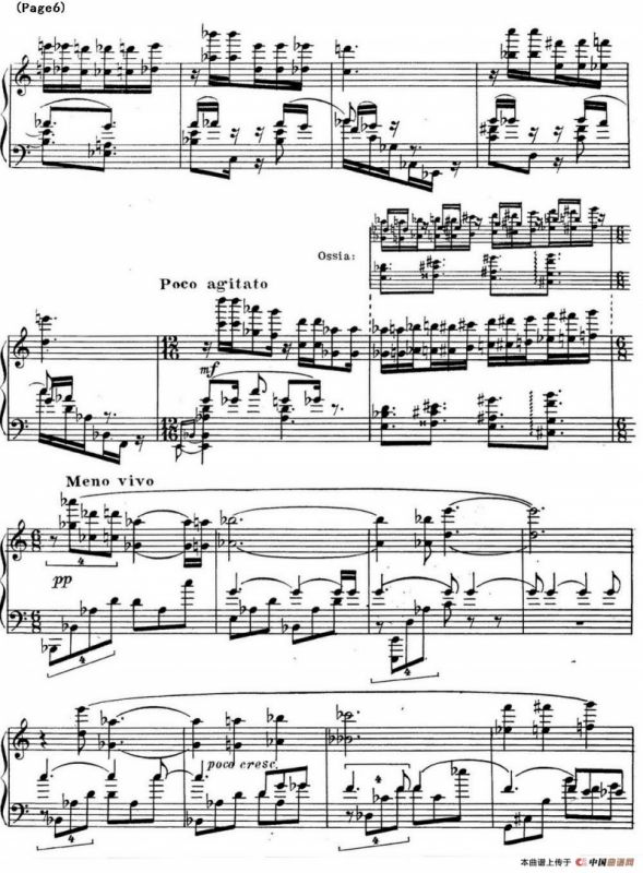 斯克里亚宾3首钢琴练习曲 Op65（No.1）