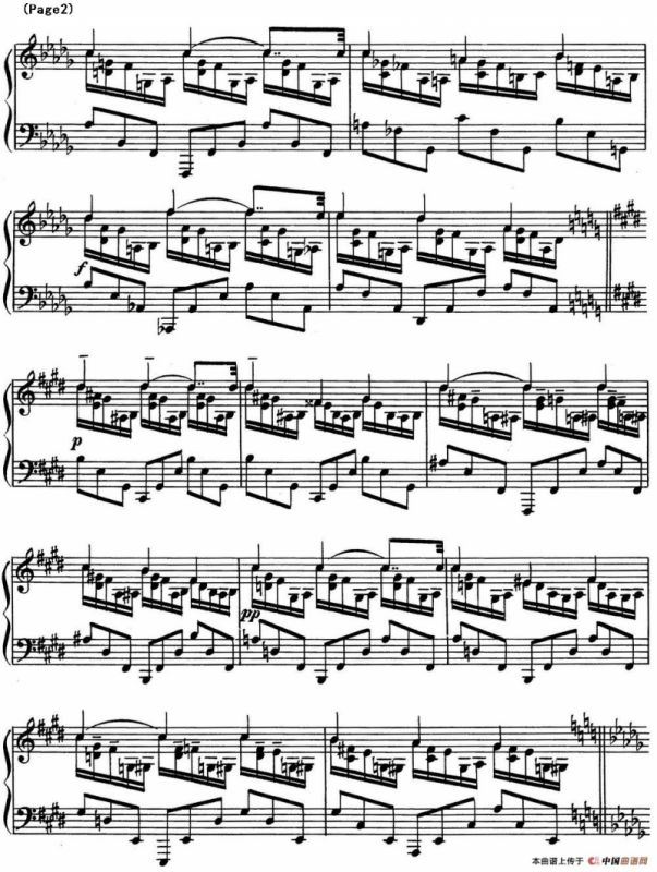 斯克里亚宾8首钢琴练习曲 Op42（No.6 Alexander Scriabin Etudes）