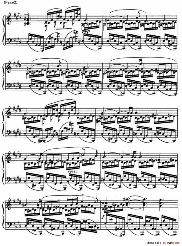 斯克里亚宾8首钢琴练习曲 Op42（No.5 Alexander Scriabin Etudes）