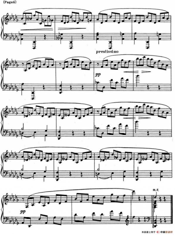 斯克里亚宾8首钢琴练习曲 Op42（No.1 Alexander Scriabin Etudes）