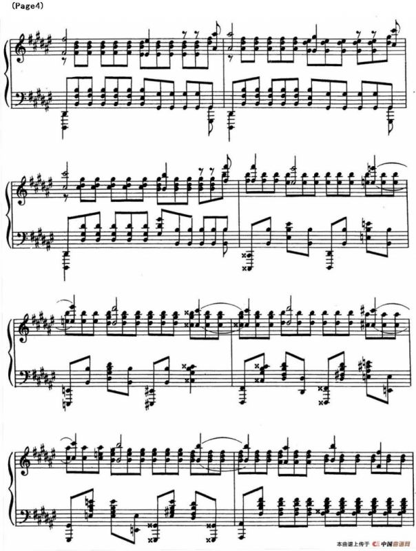 斯克里亚宾12首钢琴练习曲 Op8（No.12 Alexander Scriabin Etudes）