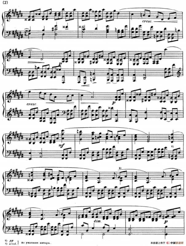 斯克里亚宾12首钢琴练习曲 Op8（No.1 Alexander Scriabin Etudes）