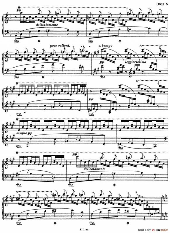 李斯特音乐会练习曲 S145（2 S145 侏儒舞 Gnomenreigen）