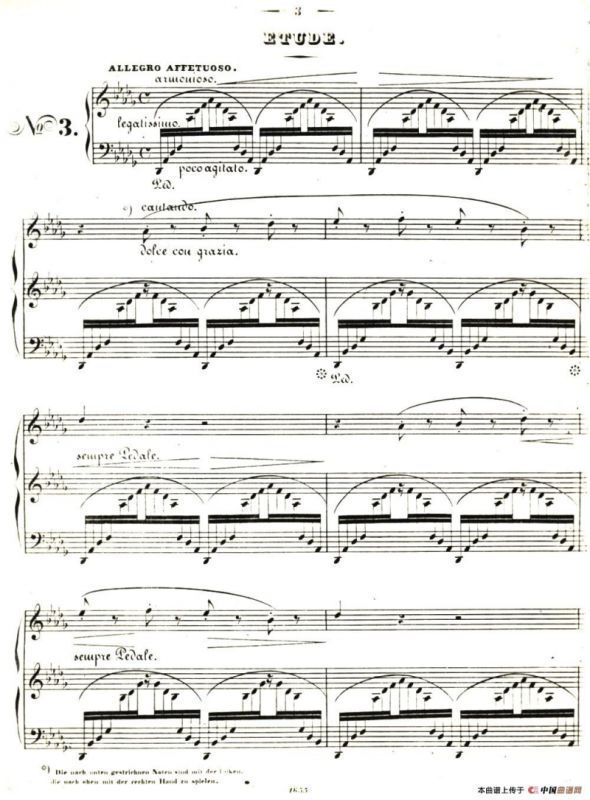 李斯特音乐会练习曲 S144（3 叹息 降D大调 S144 Un sospiro Db major）