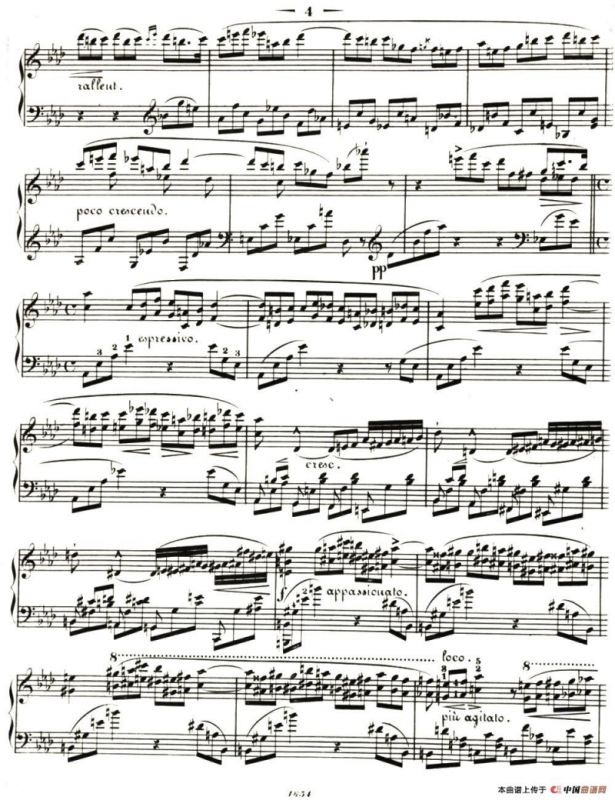 李斯特音乐会练习曲 S144（2 轻盈 f小调 S144 La leggierezza F minor）