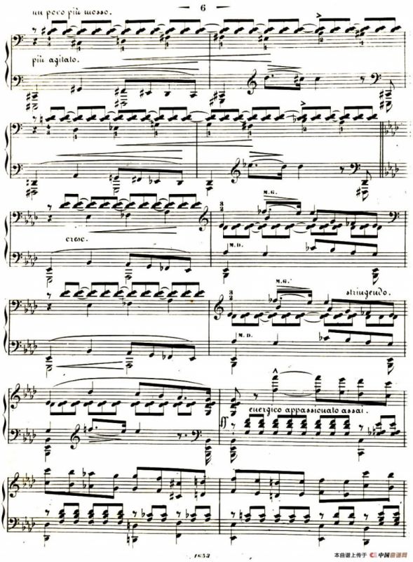 李斯特音乐会练习曲 S144（1 悲歌 降A大调 S144 Il）