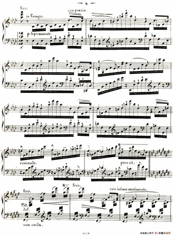 李斯特音乐会练习曲 S144（1 悲歌 降A大调 S144 Il）