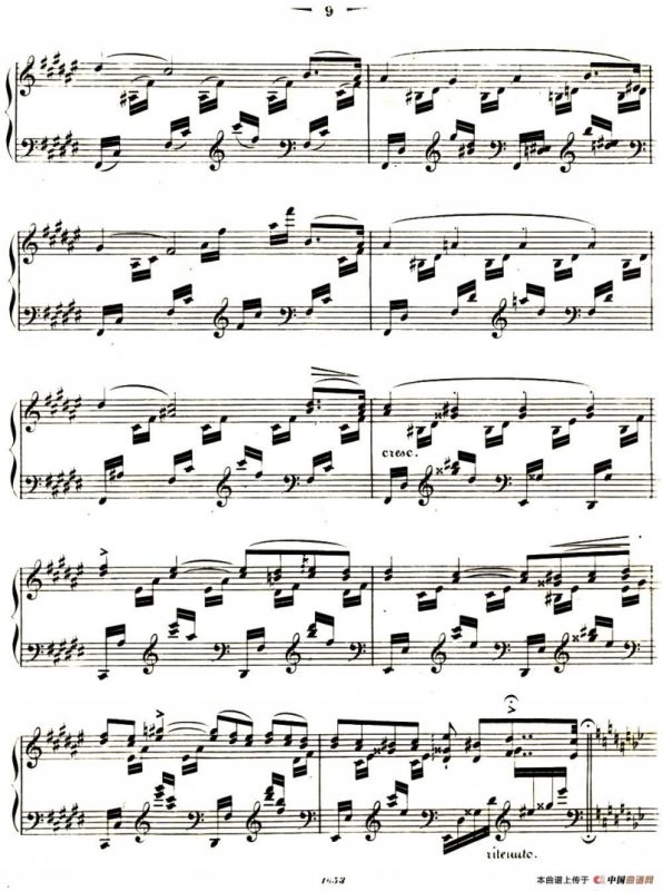 李斯特音乐会练习曲 S144（1 悲歌 降A大调 S144 Il）