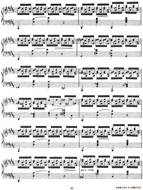 15 Etudes de Virtuosité Op.72 No.15（十五首钢琴练习曲之十五）