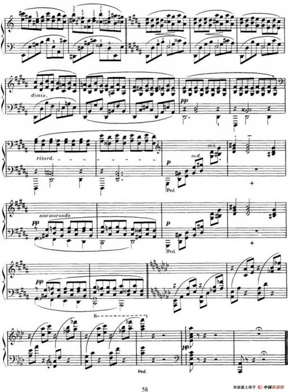 15 Etudes de Virtuosité Op.72 No.13（十五首钢琴练习曲之十三）