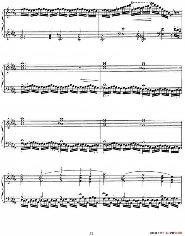 15 Etudes de Virtuosité Op.72 No.12（十五首钢琴练习曲之十二）