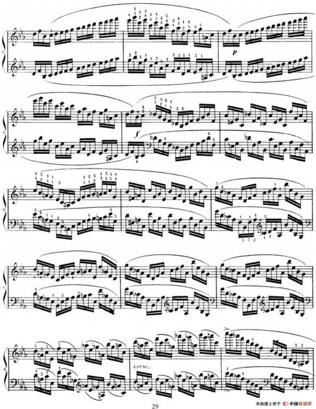 15 Etudes de Virtuosité Op.72 No.7（十五首钢琴练习曲之七）