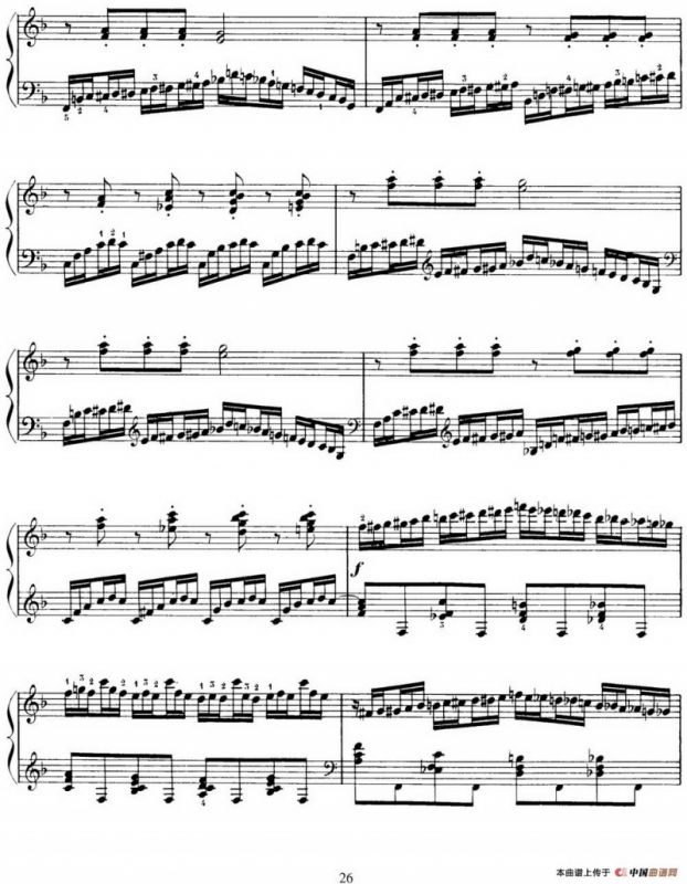 15 Etudes de Virtuosité Op.72 No.6（十五首钢琴练习曲之六）