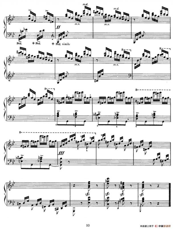 15 Etudes de Virtuosité, Op.72 No.2（十五首钢琴练习曲之二）