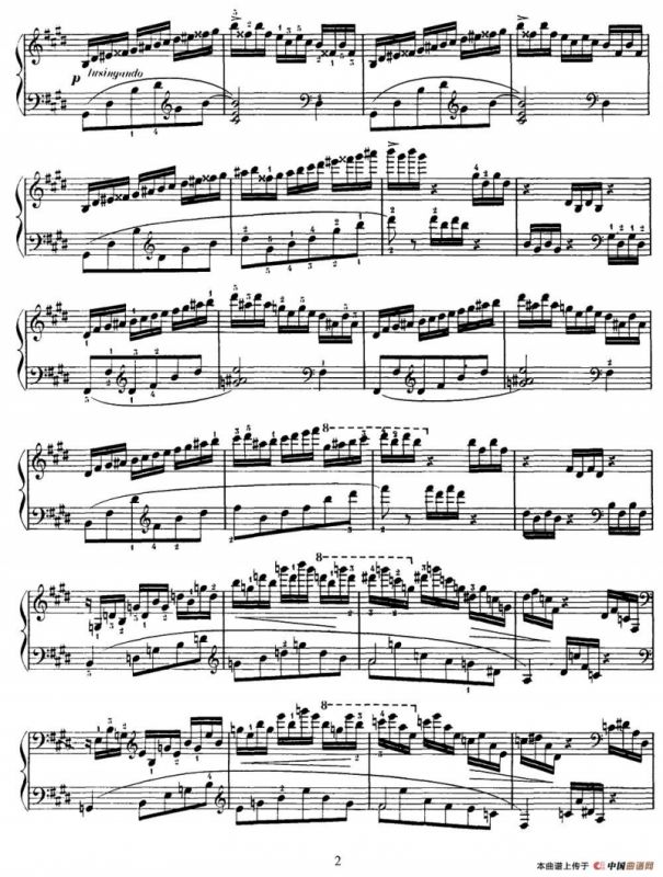 15 Etudes de Virtuosité, Op.72 No.1 （十五首钢琴练习曲之一）