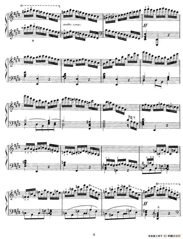 15 Etudes de Virtuosité, Op.72 No.1 （十五首钢琴练习曲之一）