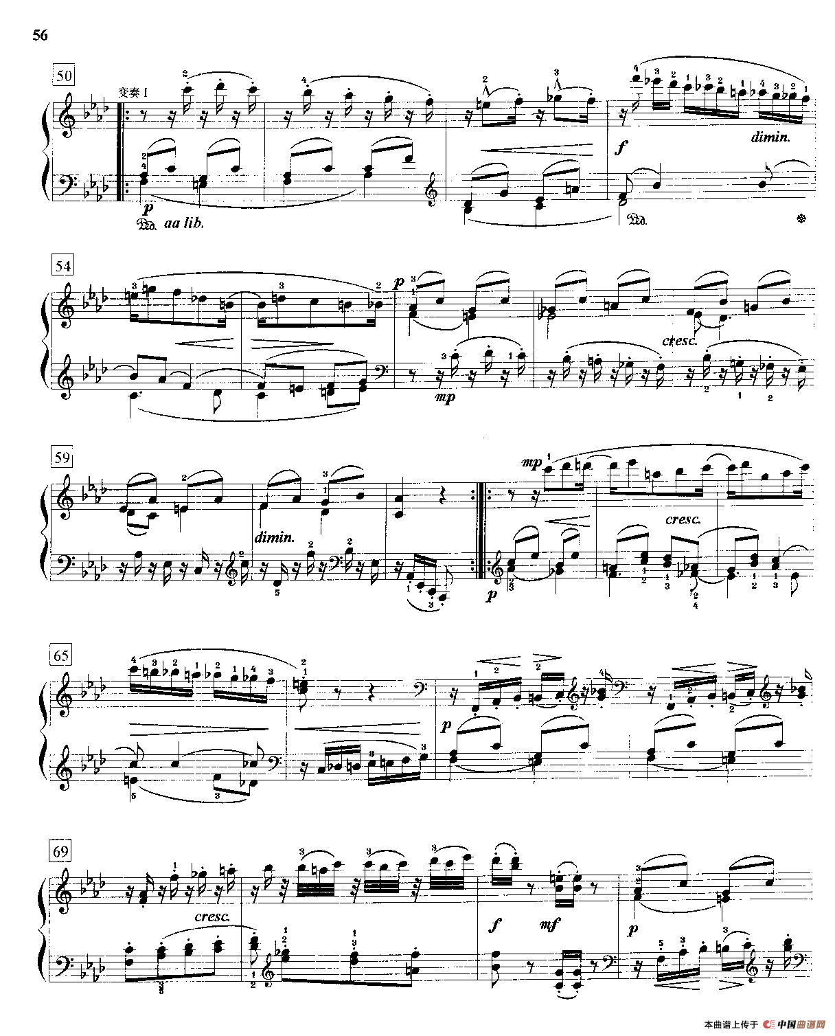 f小调变奏曲（Op.83）