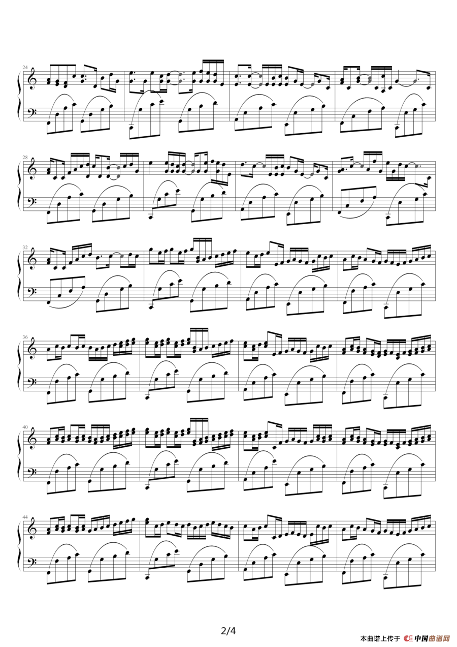 卡农（帕赫贝尔-Pachelbel曲、寒风制谱版）