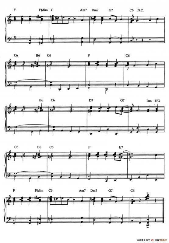 The Preacher（爵士钢琴酒吧独奏钢琴谱）