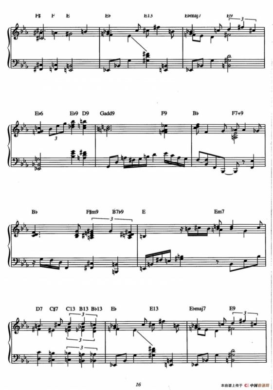 Lush Life（爵士钢琴酒吧独奏钢琴谱）