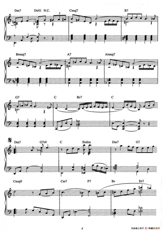 Early Autumn（爵士钢琴酒吧独奏钢琴谱）