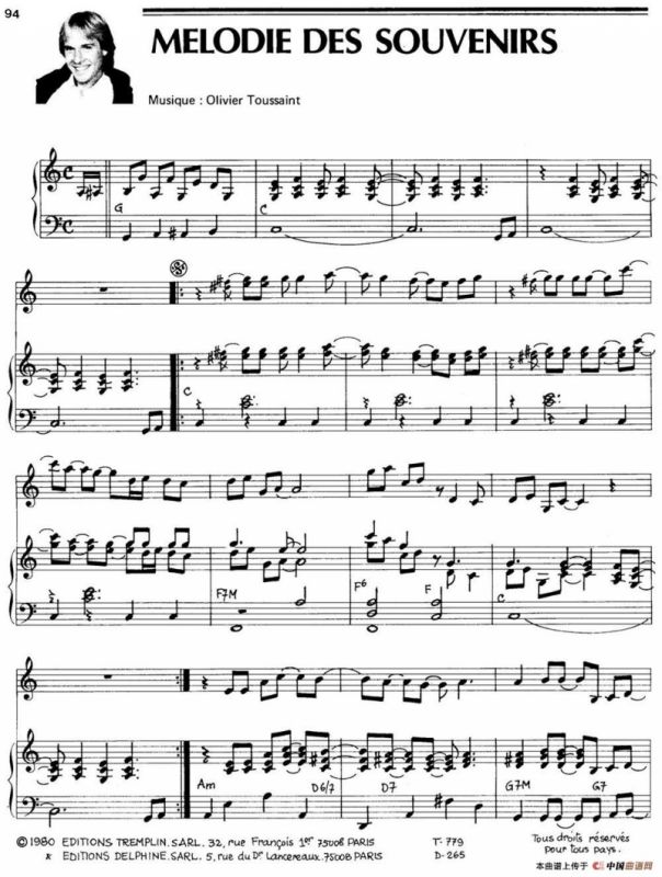 MELODIE DES SOUVENIRS