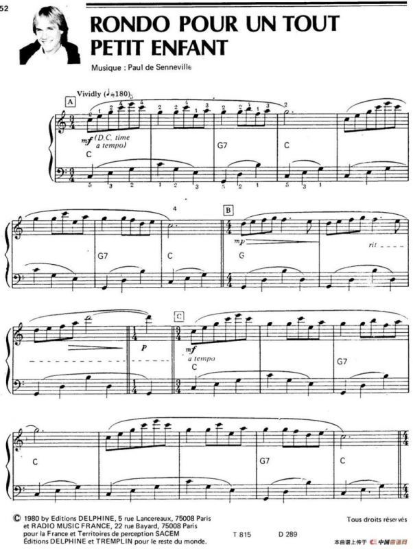 RONDO POUR UN TOUT PETIT ENFANT