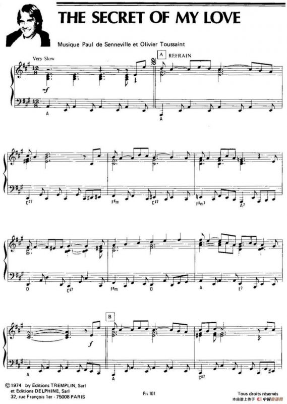 THE SECRET OF MY LOVE