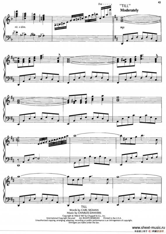 MEDLEY（La Mer（Beyond the Sea）-Yesterday-Till）