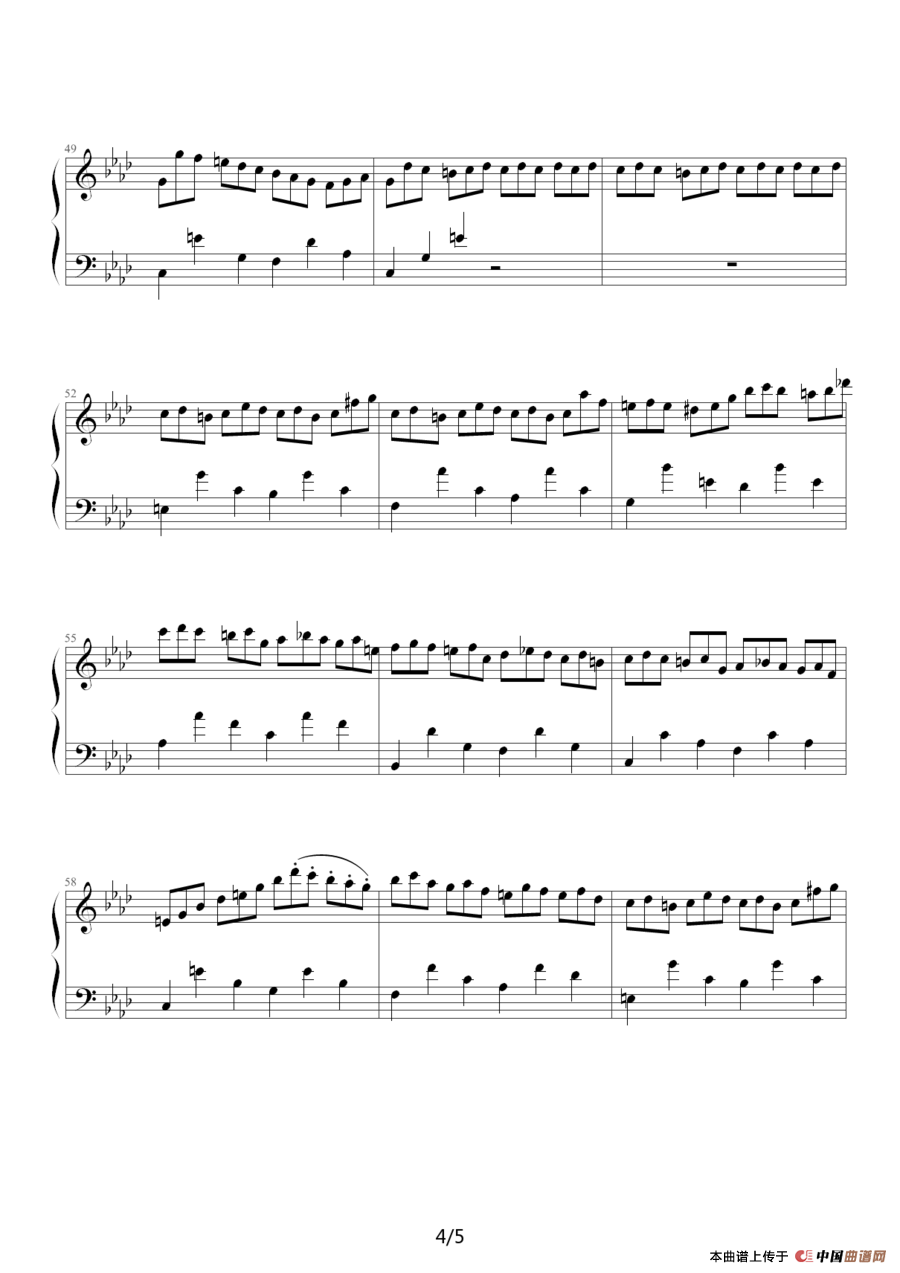 练习曲Op.25 No.2（肖邦曲、欧阳阳制谱版）