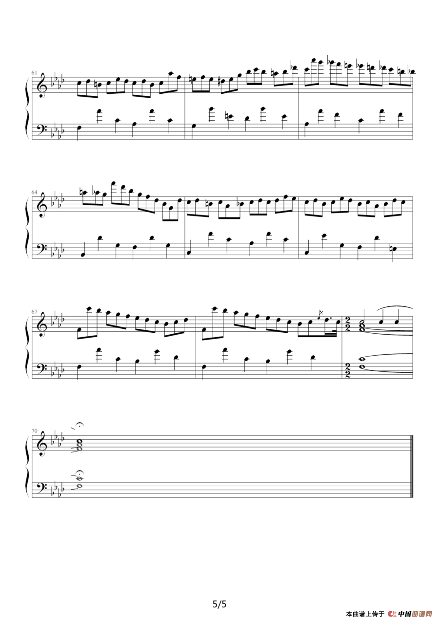 练习曲Op.25 No.2（肖邦曲、欧阳阳制谱版）