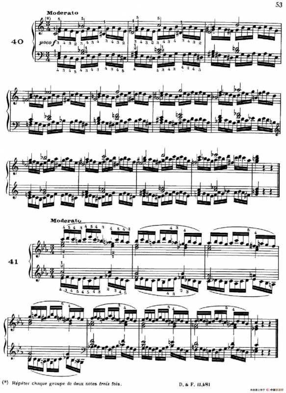 51 Exercises, WoO 6（51首钢琴练习 38—51）