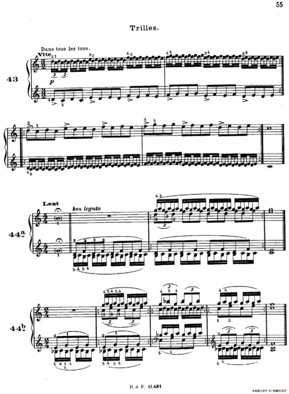 51 Exercises, WoO 6（51首钢琴练习 38—51）