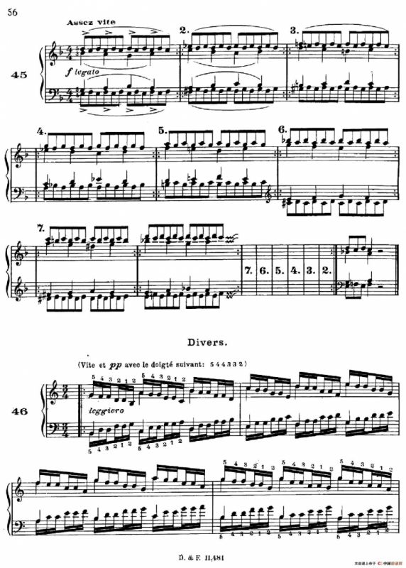 51 Exercises, WoO 6（51首钢琴练习 38—51）