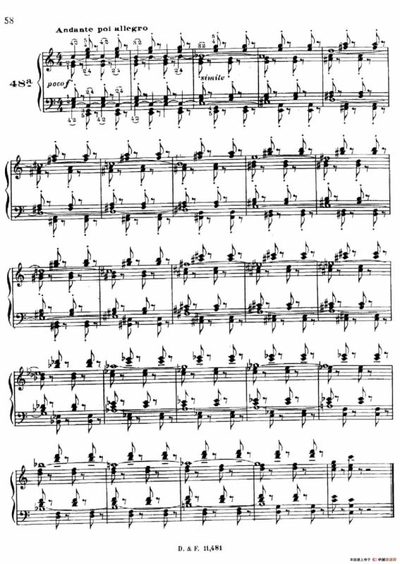 51 Exercises, WoO 6（51首钢琴练习 38—51）