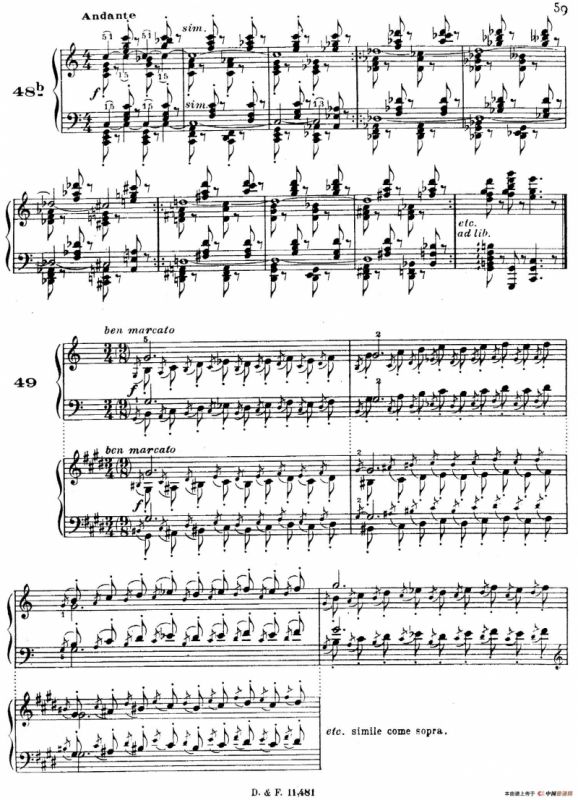 51 Exercises, WoO 6（51首钢琴练习 38—51）