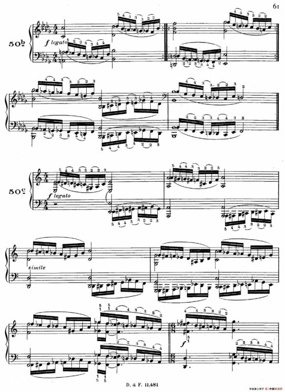 51 Exercises, WoO 6（51首钢琴练习 38—51）