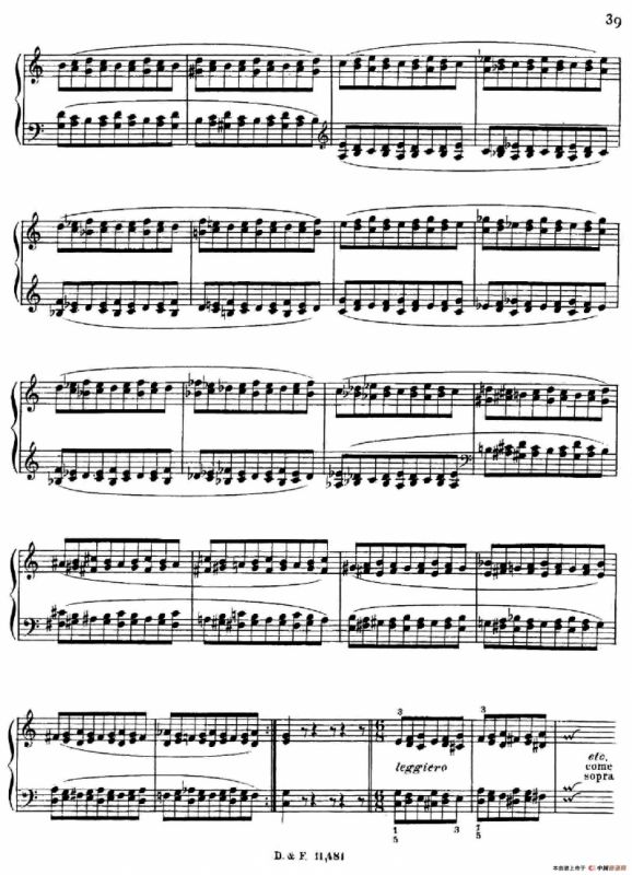 51 Exercises, WoO 6（51首钢琴练习 26—30）