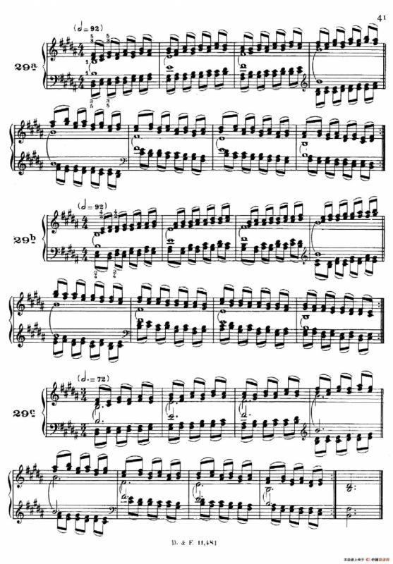 51 Exercises, WoO 6（51首钢琴练习 26—30）