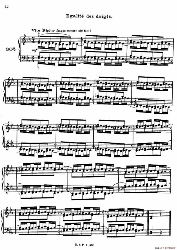 51 Exercises, WoO 6（51首钢琴练习 26—30）