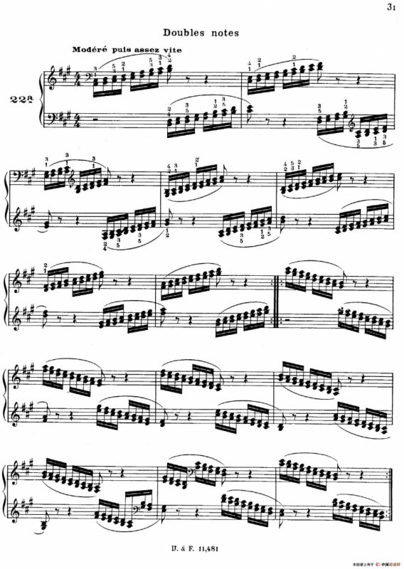 51 Exercises, WoO 6（51首钢琴练习 19—25）