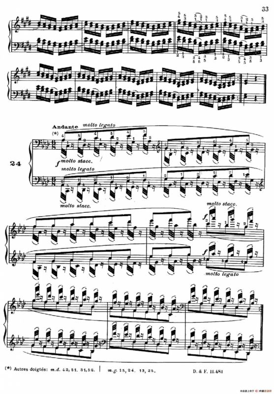 51 Exercises, WoO 6（51首钢琴练习 19—25）