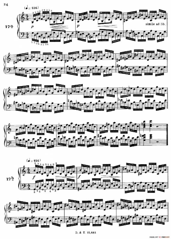 51 Exercises, WoO 6（51首钢琴练习 13—18）