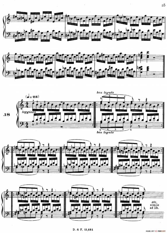 51 Exercises, WoO 6（51首钢琴练习 13—18）