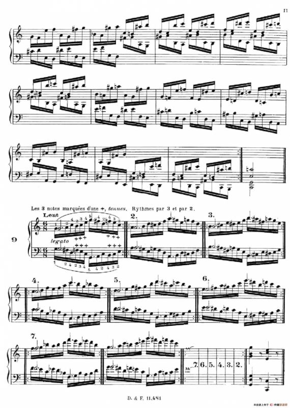 51 Exercises, WoO 6（51首钢琴练习 8—12）