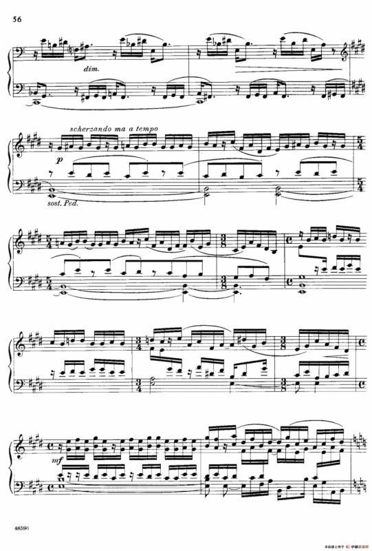 降e小调钢琴奏鸣曲 Op.26 v.4